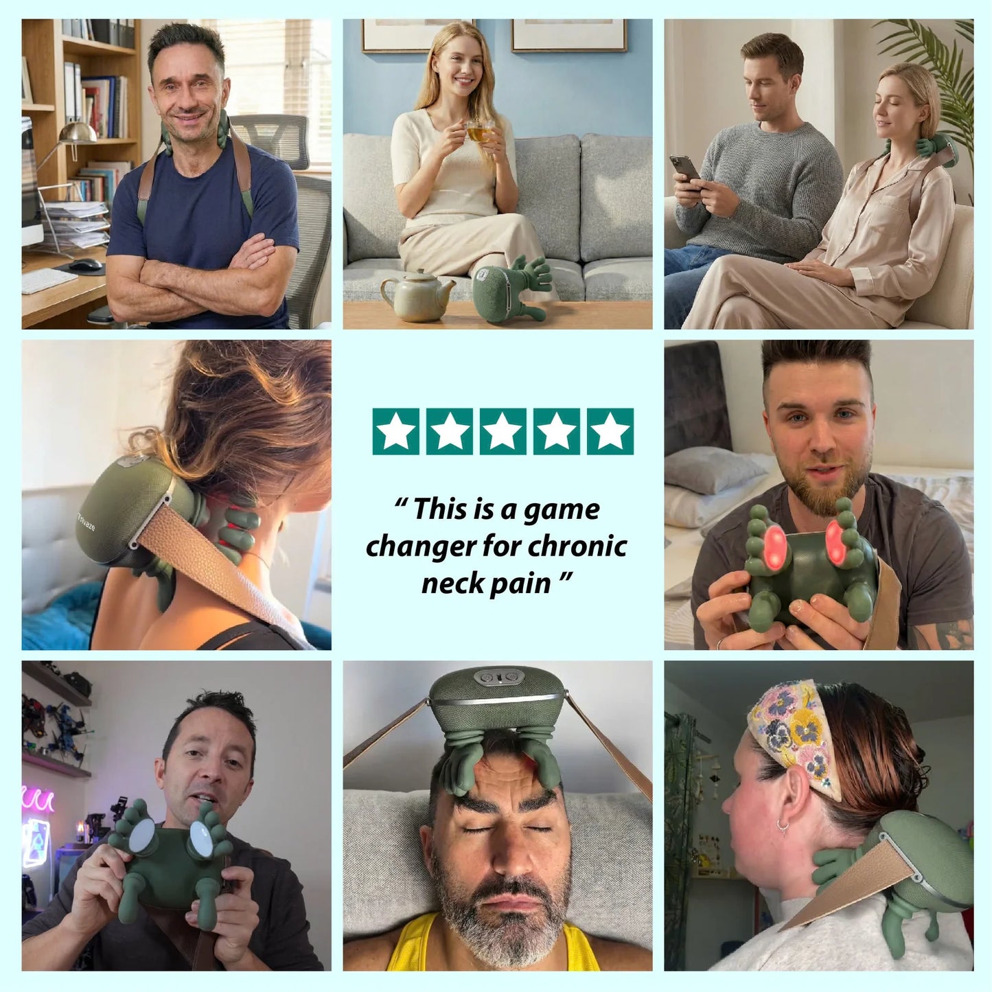 Lumara™ - Bionic Hand Massager For Neck & Shoulder Pain