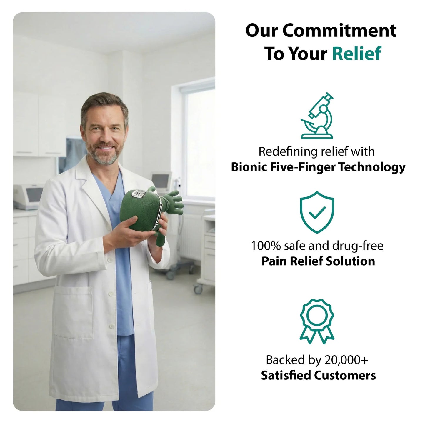 Lumara™ - Bionic Hand Massager For Neck & Shoulder Pain